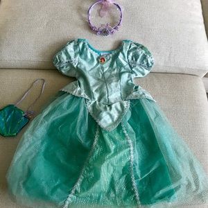 Disney Princess Ariel Dress, Purse and Tiara